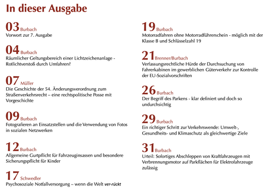 VERKEHR.kompakt: Ausgabe #7