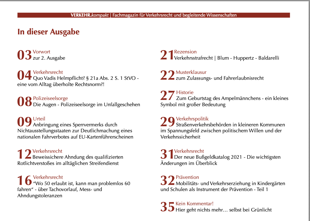 VERKEHR.kompakt: Ausgabe #2