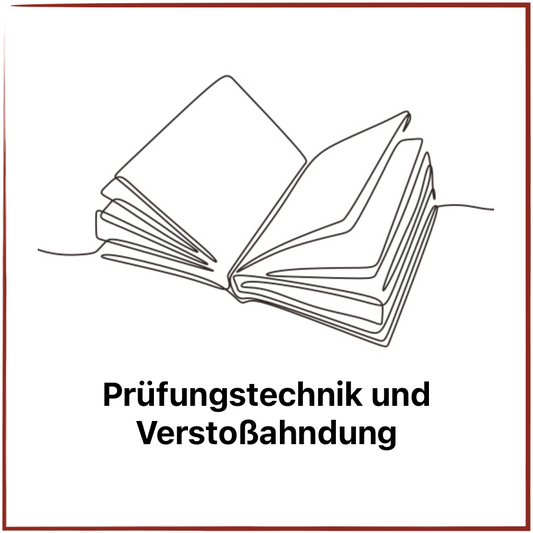 ROTE REIHE: Prüfungstechnik und Verstoßahndung